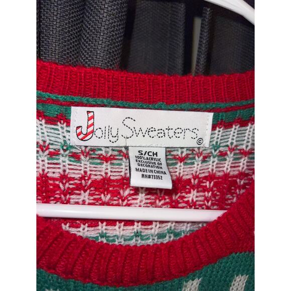 Ugly Christmas Sweater Xmas Size Small Cat - Picture 2 of 3